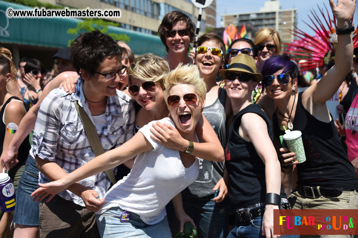 WorldPride 2014 Toronto Dyke March