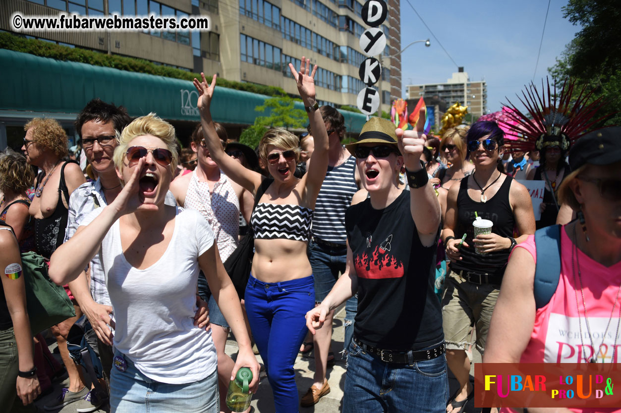 WorldPride 2014 Toronto Dyke March