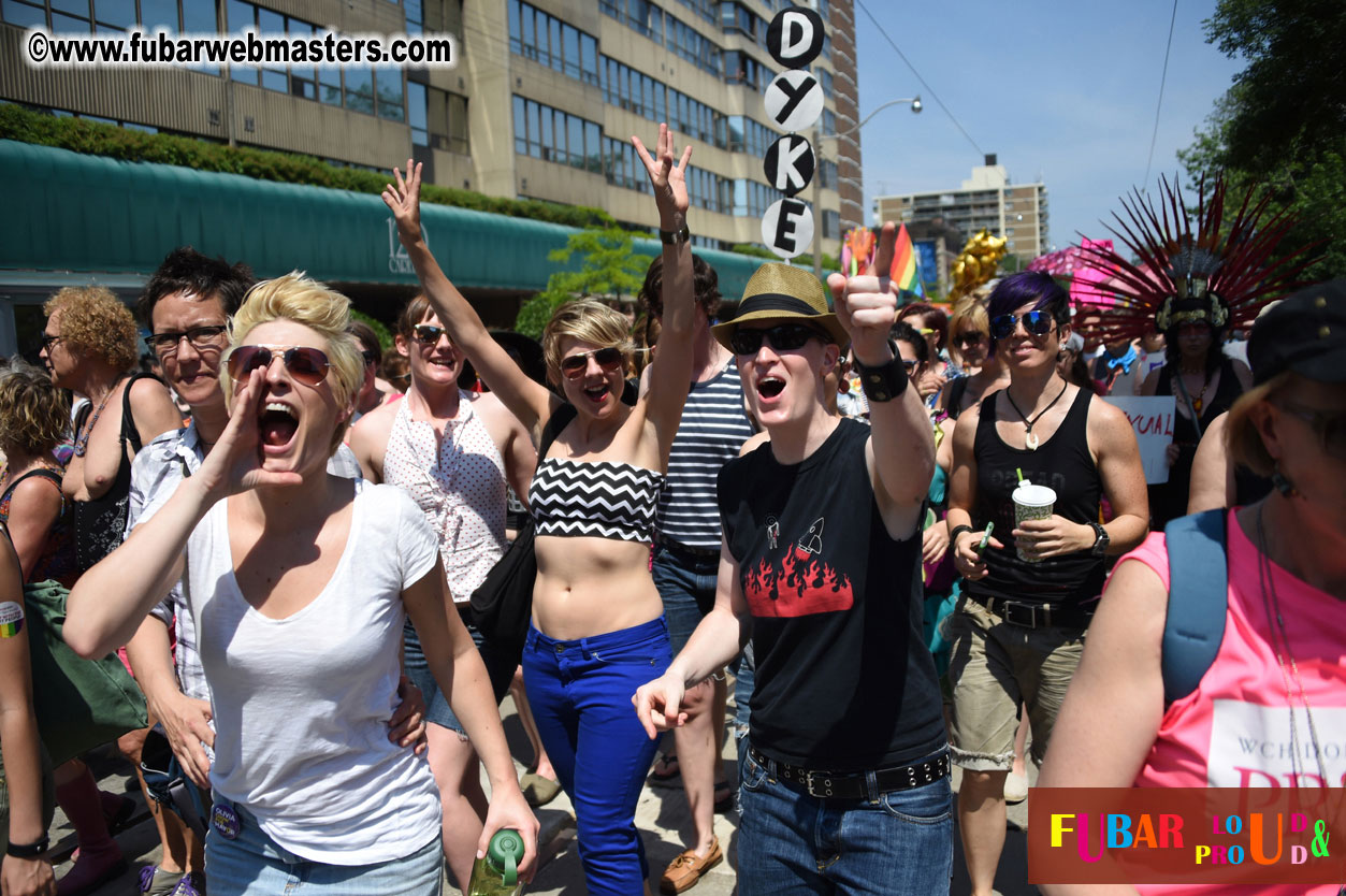 WorldPride 2014 Toronto Dyke March