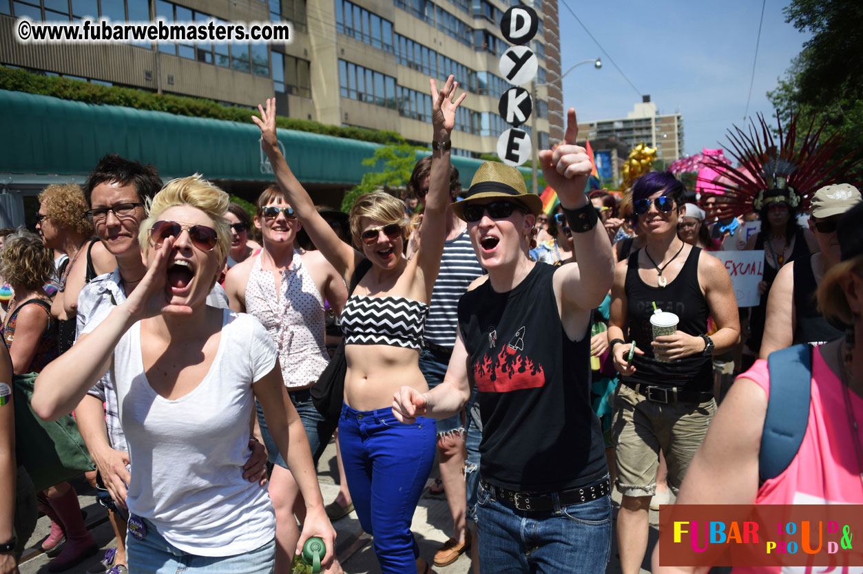 WorldPride 2014 Toronto Dyke March