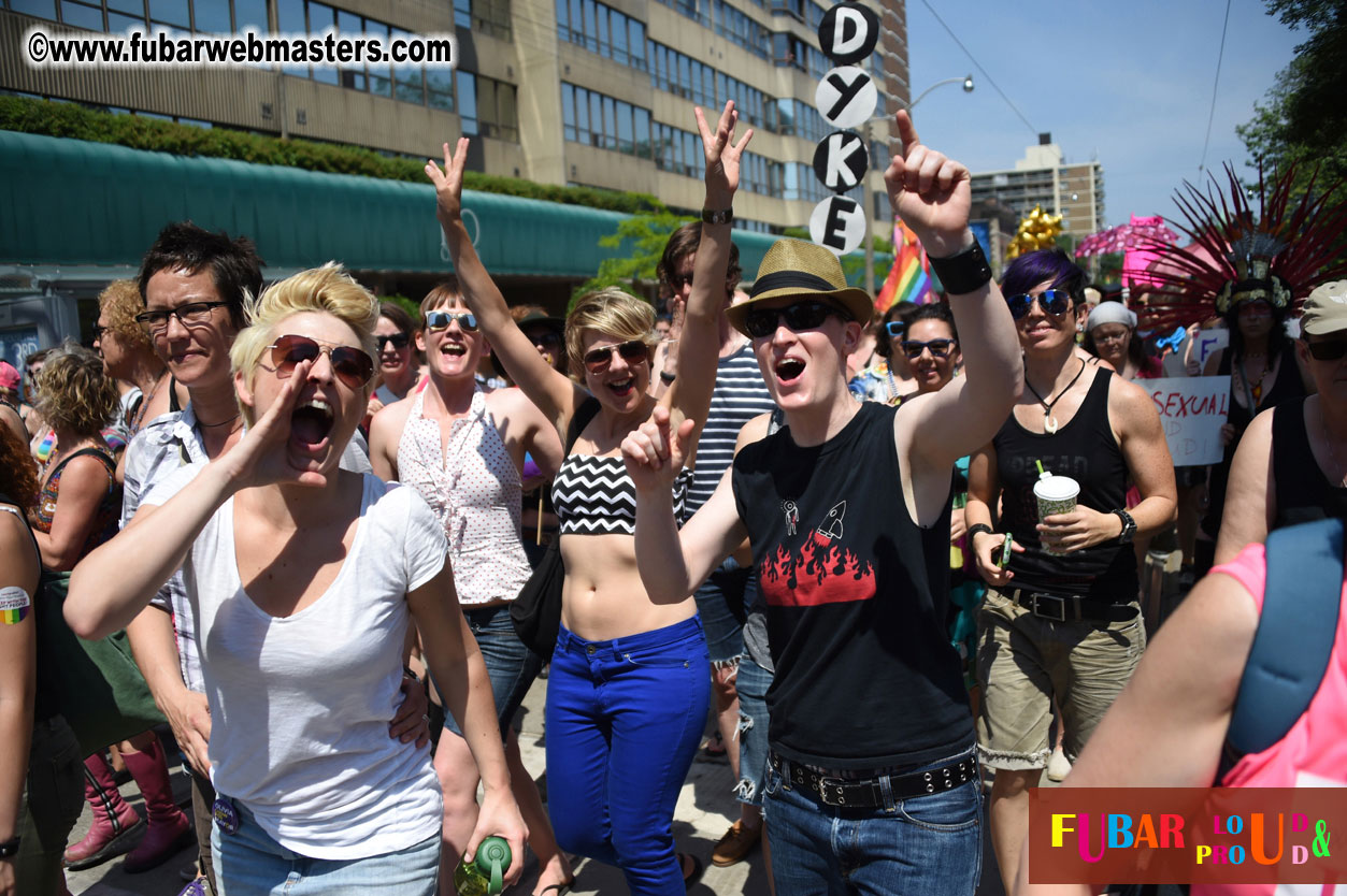 WorldPride 2014 Toronto Dyke March