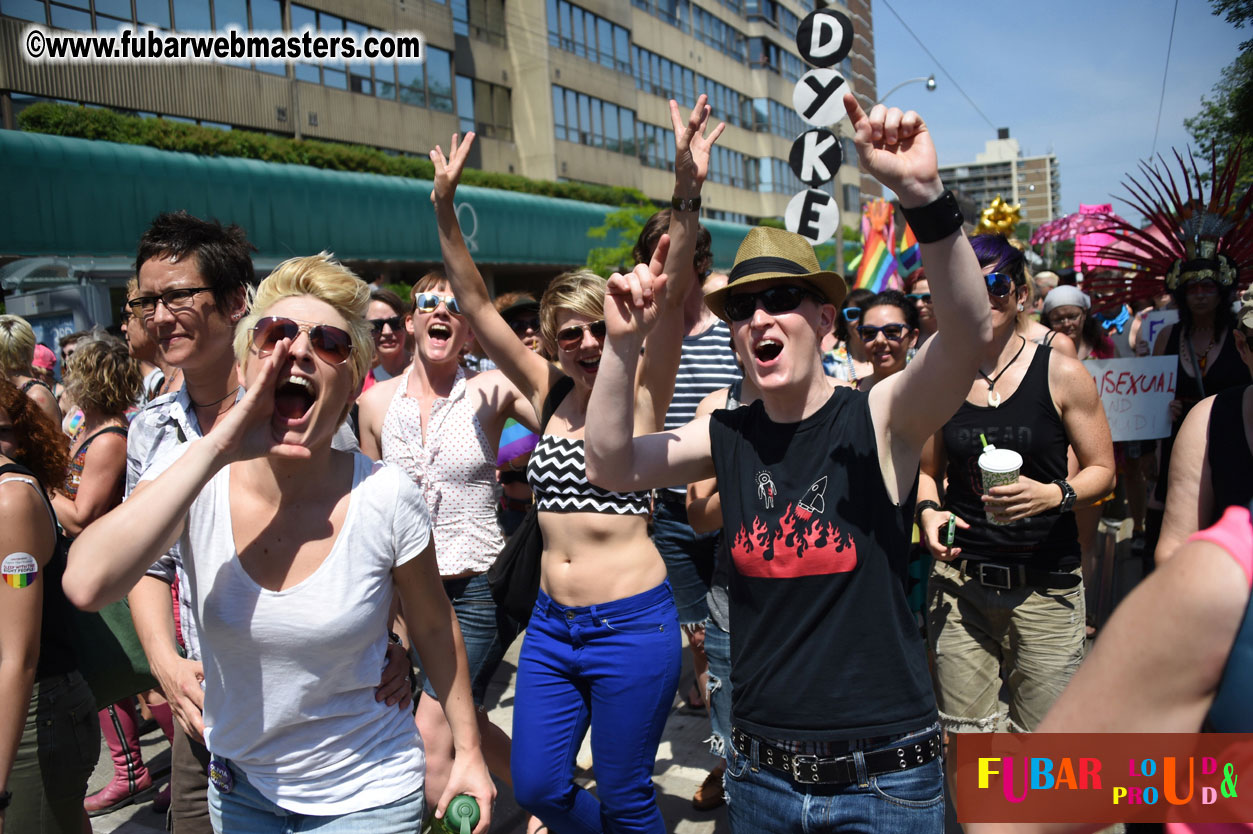 WorldPride 2014 Toronto Dyke March