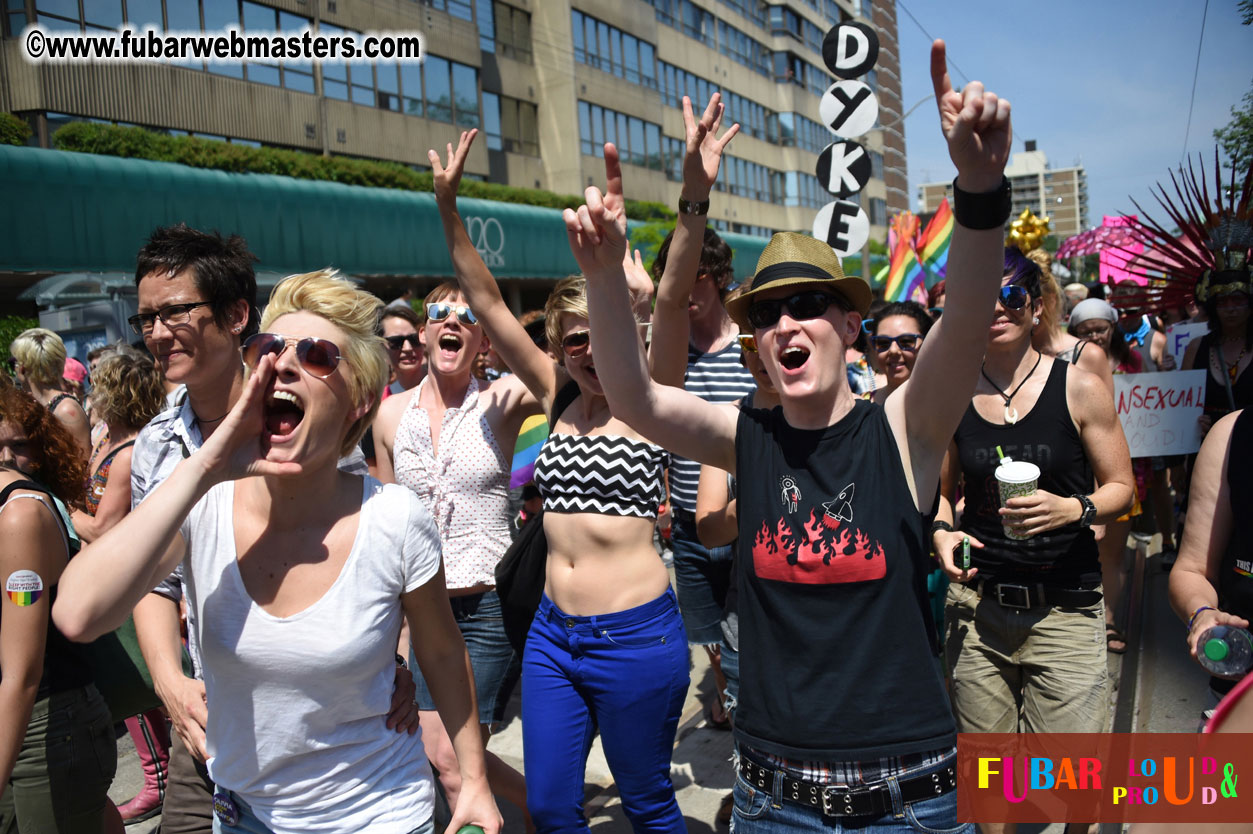 WorldPride 2014 Toronto Dyke March