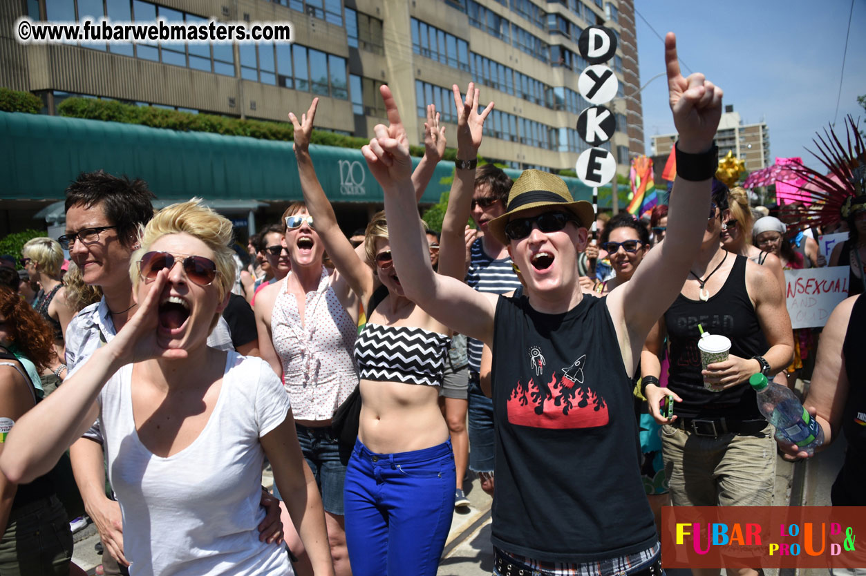 WorldPride 2014 Toronto Dyke March