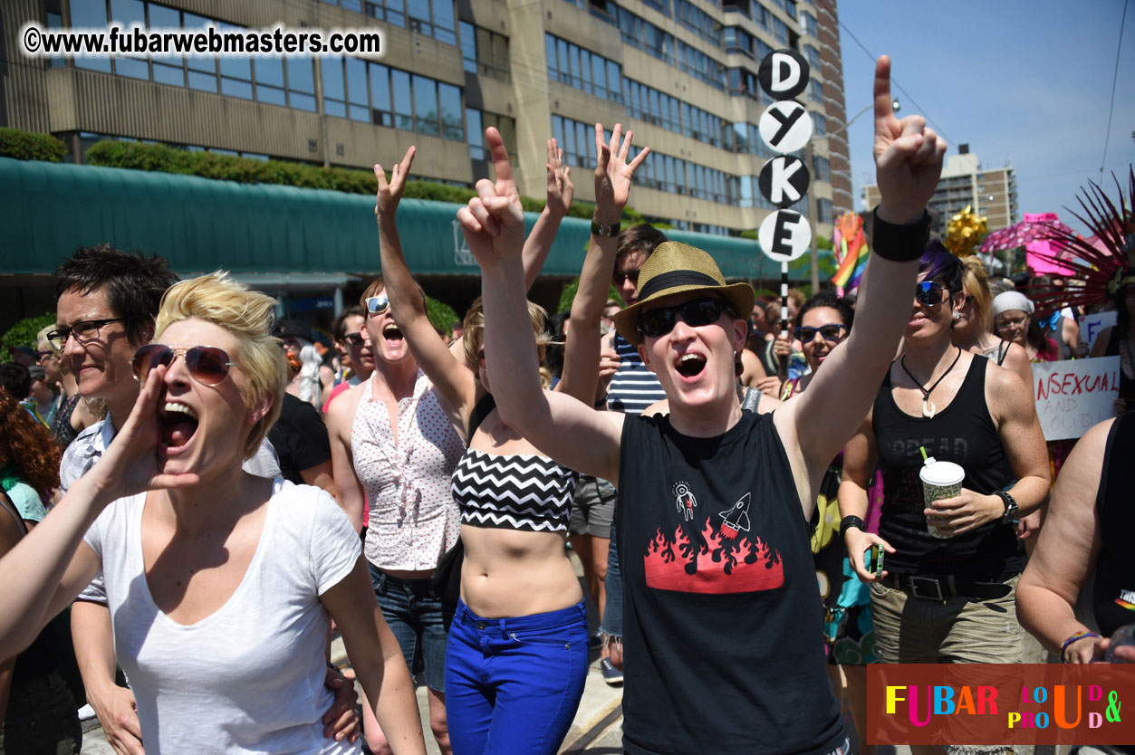 WorldPride 2014 Toronto Dyke March