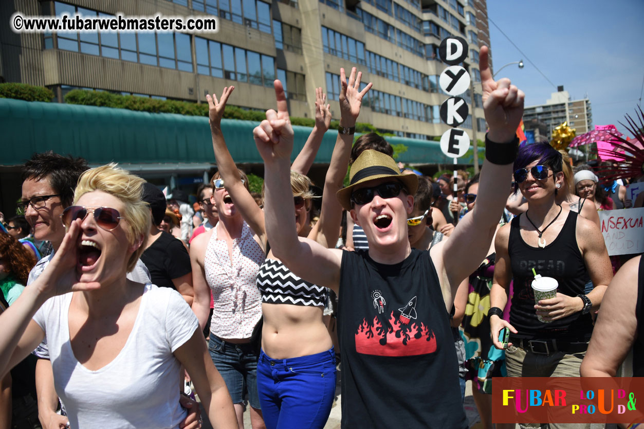 WorldPride 2014 Toronto Dyke March