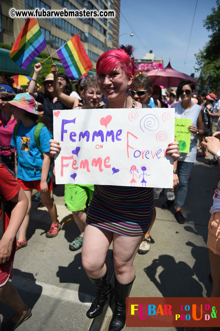 WorldPride 2014 Toronto Dyke March