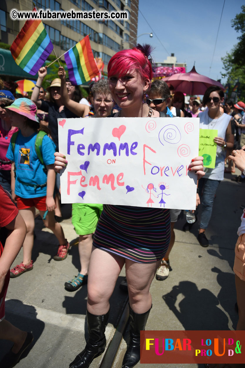 WorldPride 2014 Toronto Dyke March