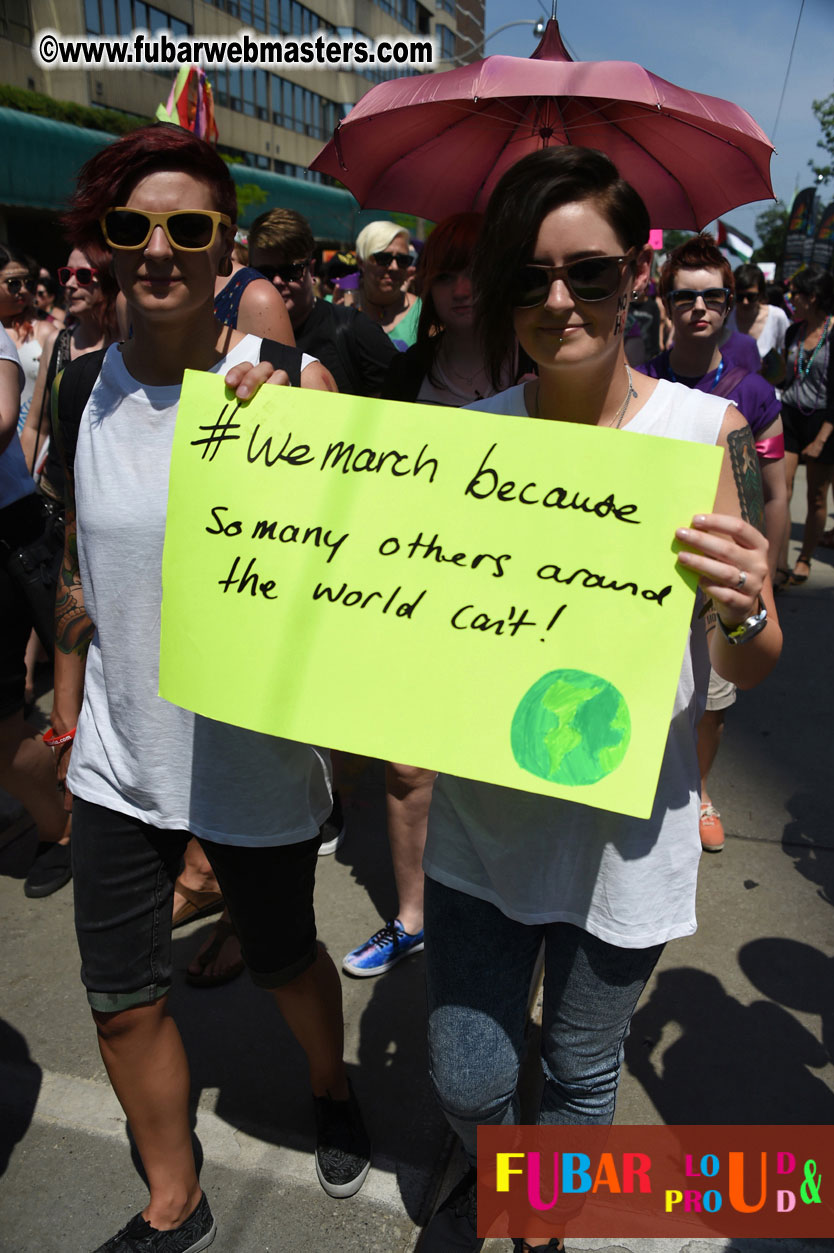 WorldPride 2014 Toronto Dyke March