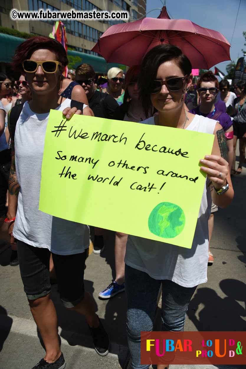 WorldPride 2014 Toronto Dyke March