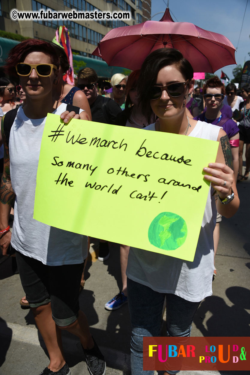 WorldPride 2014 Toronto Dyke March