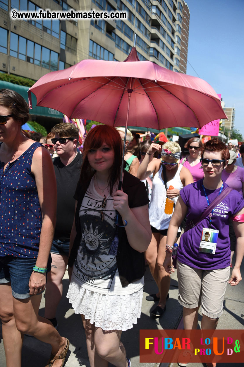 WorldPride 2014 Toronto Dyke March