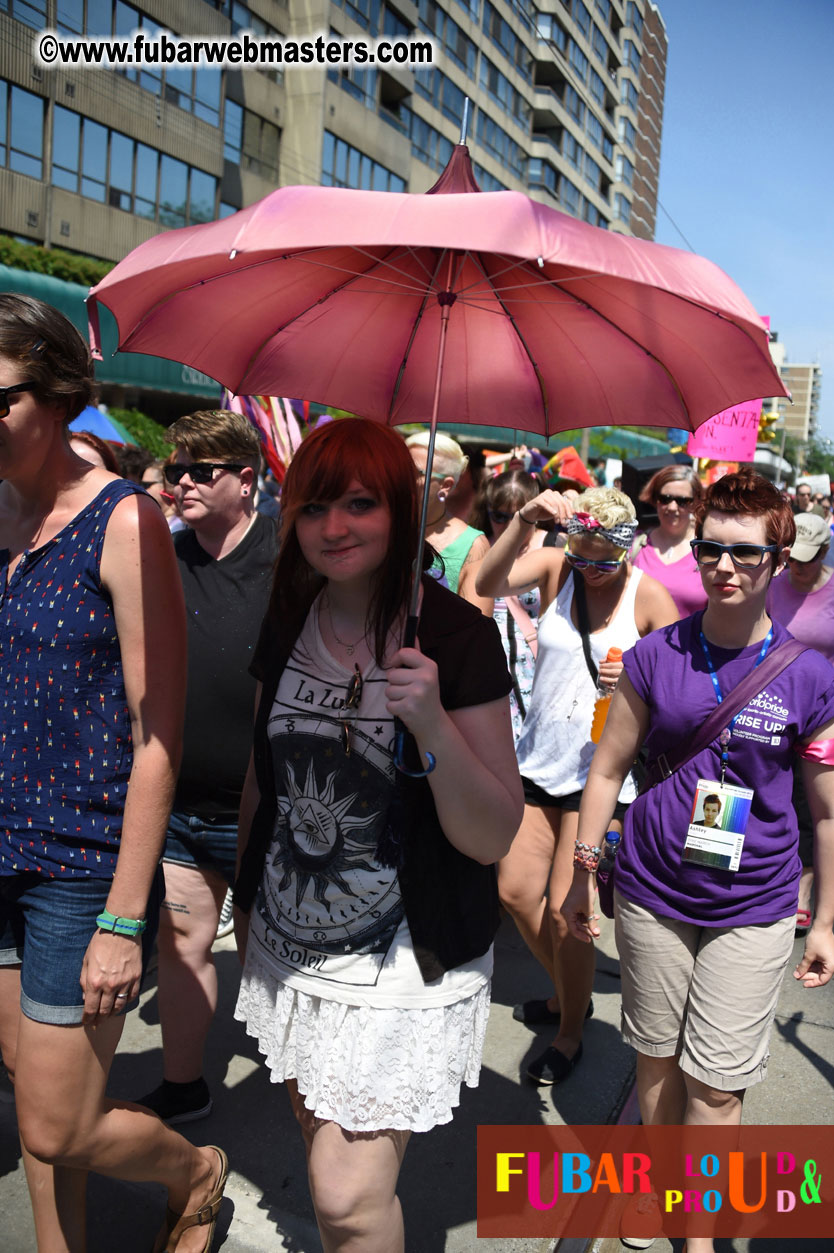 WorldPride 2014 Toronto Dyke March