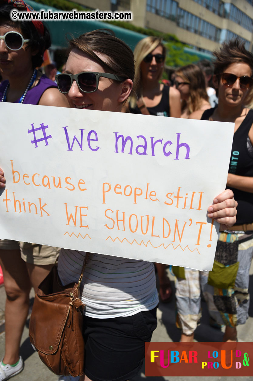 WorldPride 2014 Toronto Dyke March