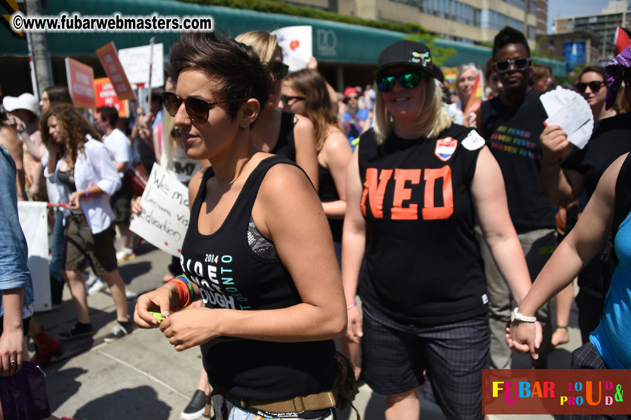 WorldPride 2014 Toronto Dyke March