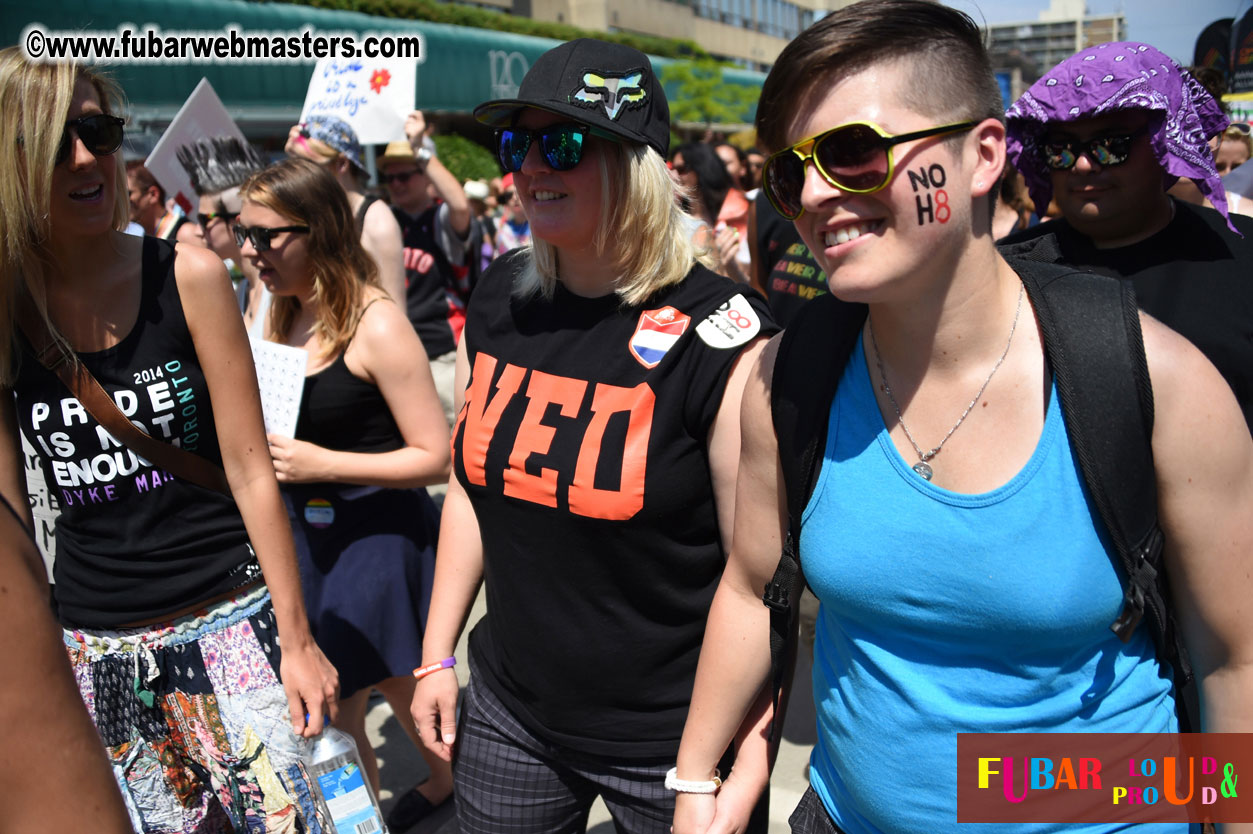 WorldPride 2014 Toronto Dyke March