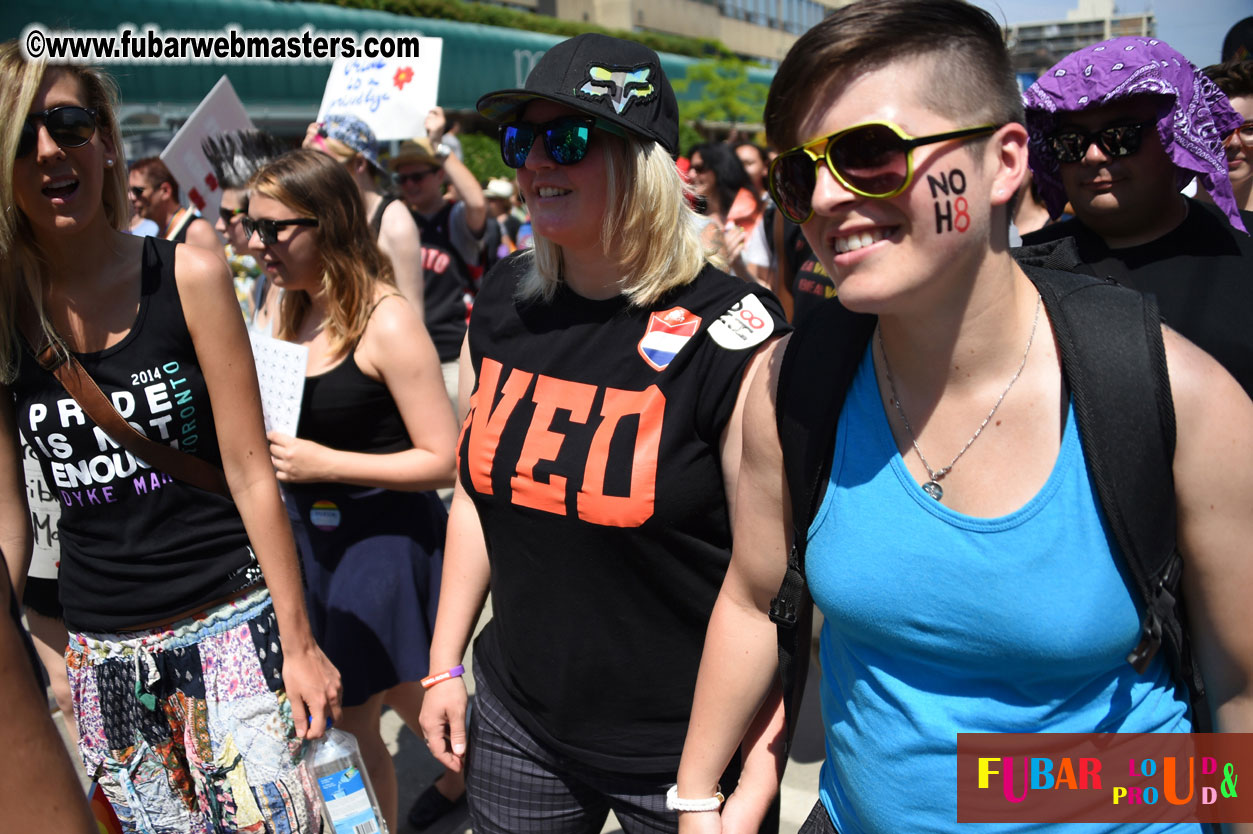 WorldPride 2014 Toronto Dyke March