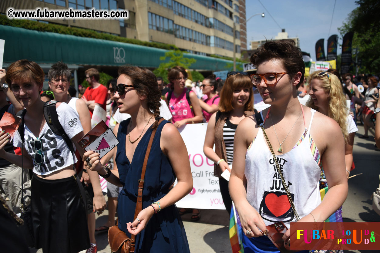 WorldPride 2014 Toronto Dyke March