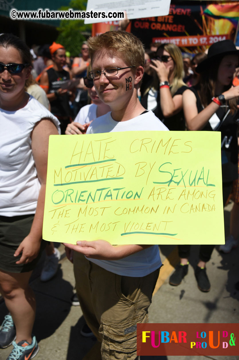 WorldPride 2014 Toronto Dyke March