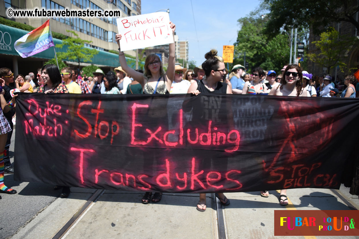 WorldPride 2014 Toronto Dyke March