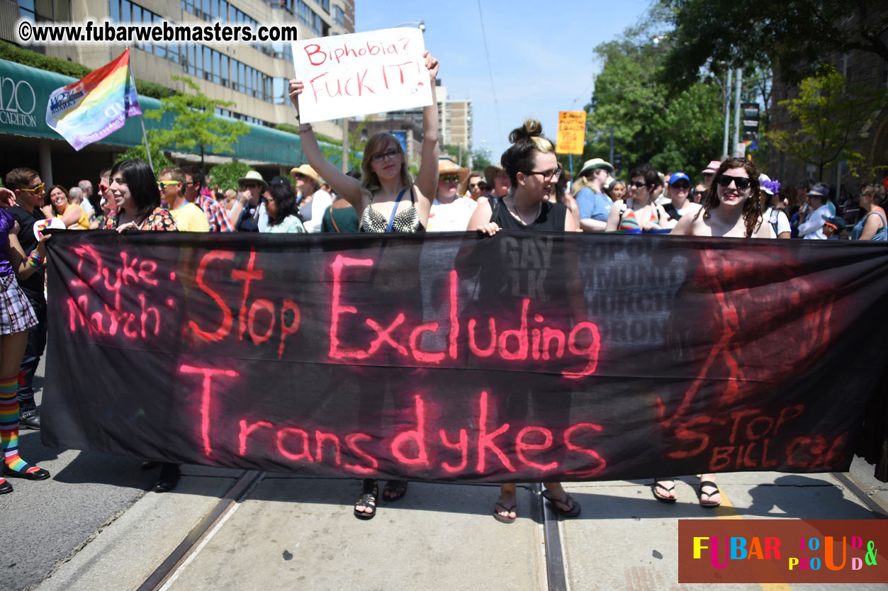 WorldPride 2014 Toronto Dyke March