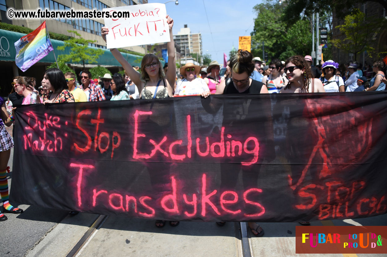 WorldPride 2014 Toronto Dyke March