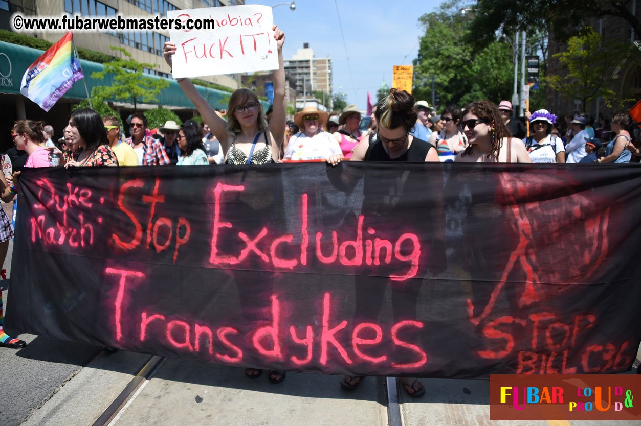 WorldPride 2014 Toronto Dyke March