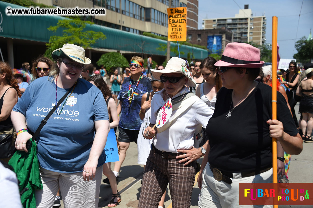 WorldPride 2014 Toronto Dyke March