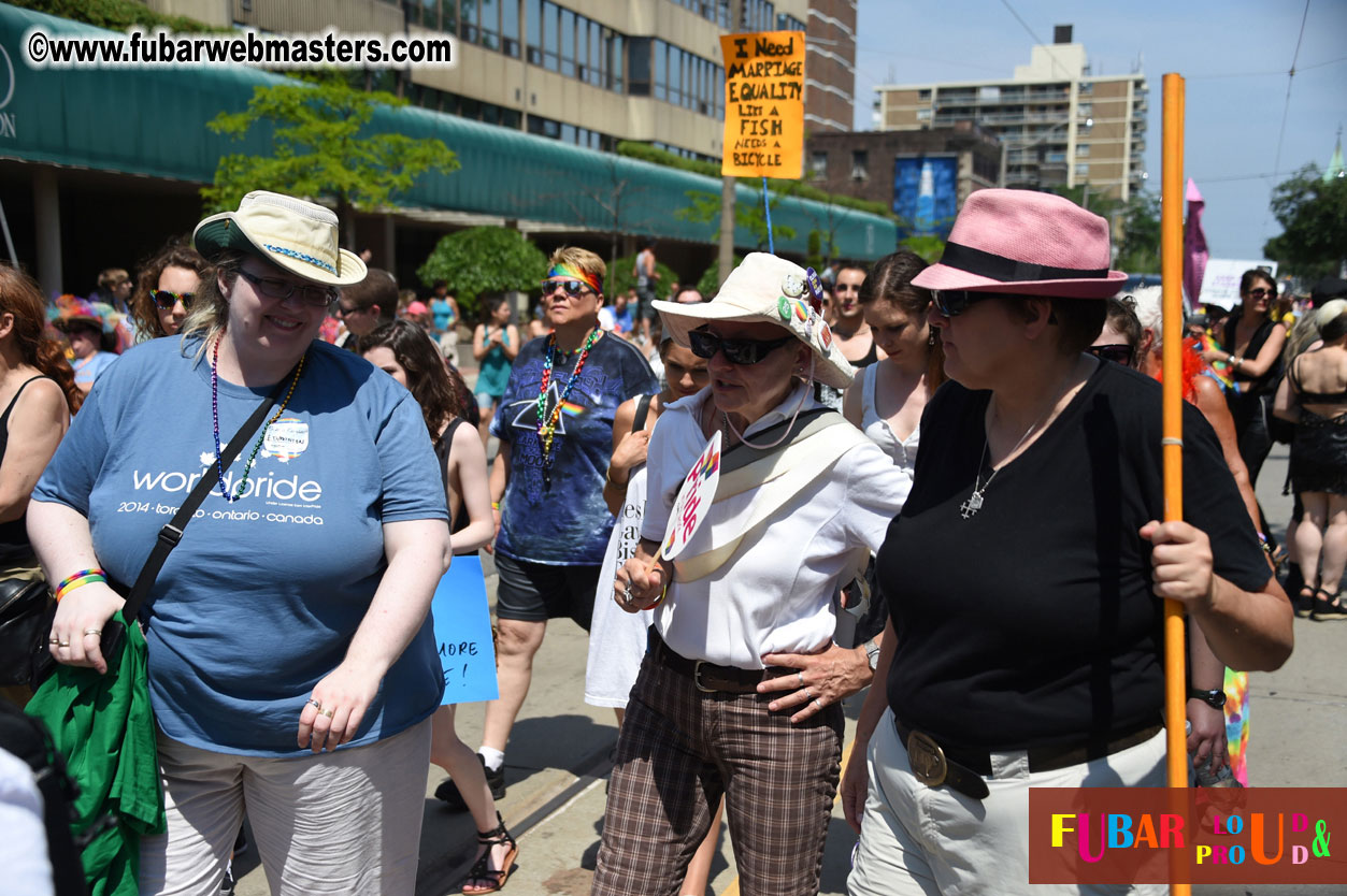 WorldPride 2014 Toronto Dyke March