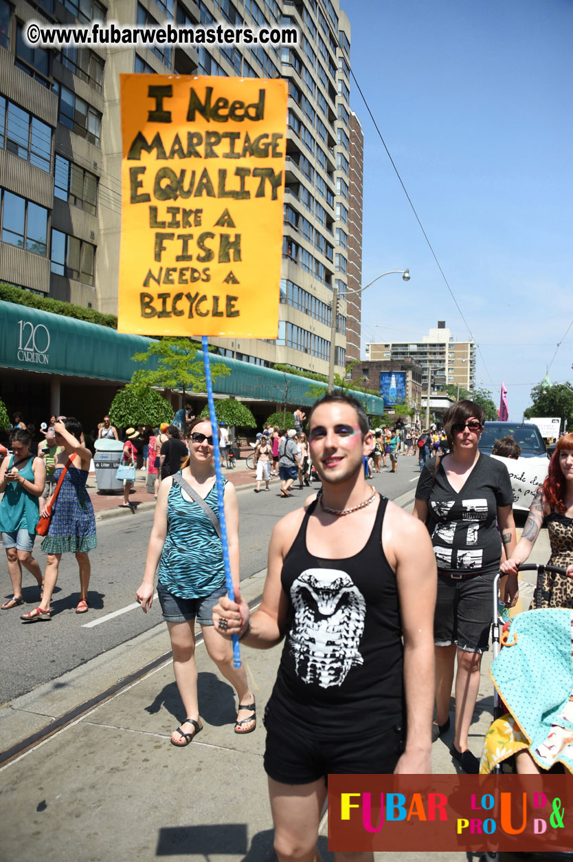 WorldPride 2014 Toronto Dyke March