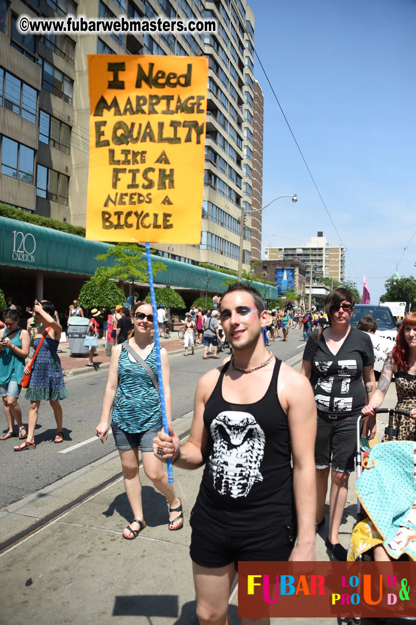 WorldPride 2014 Toronto Dyke March