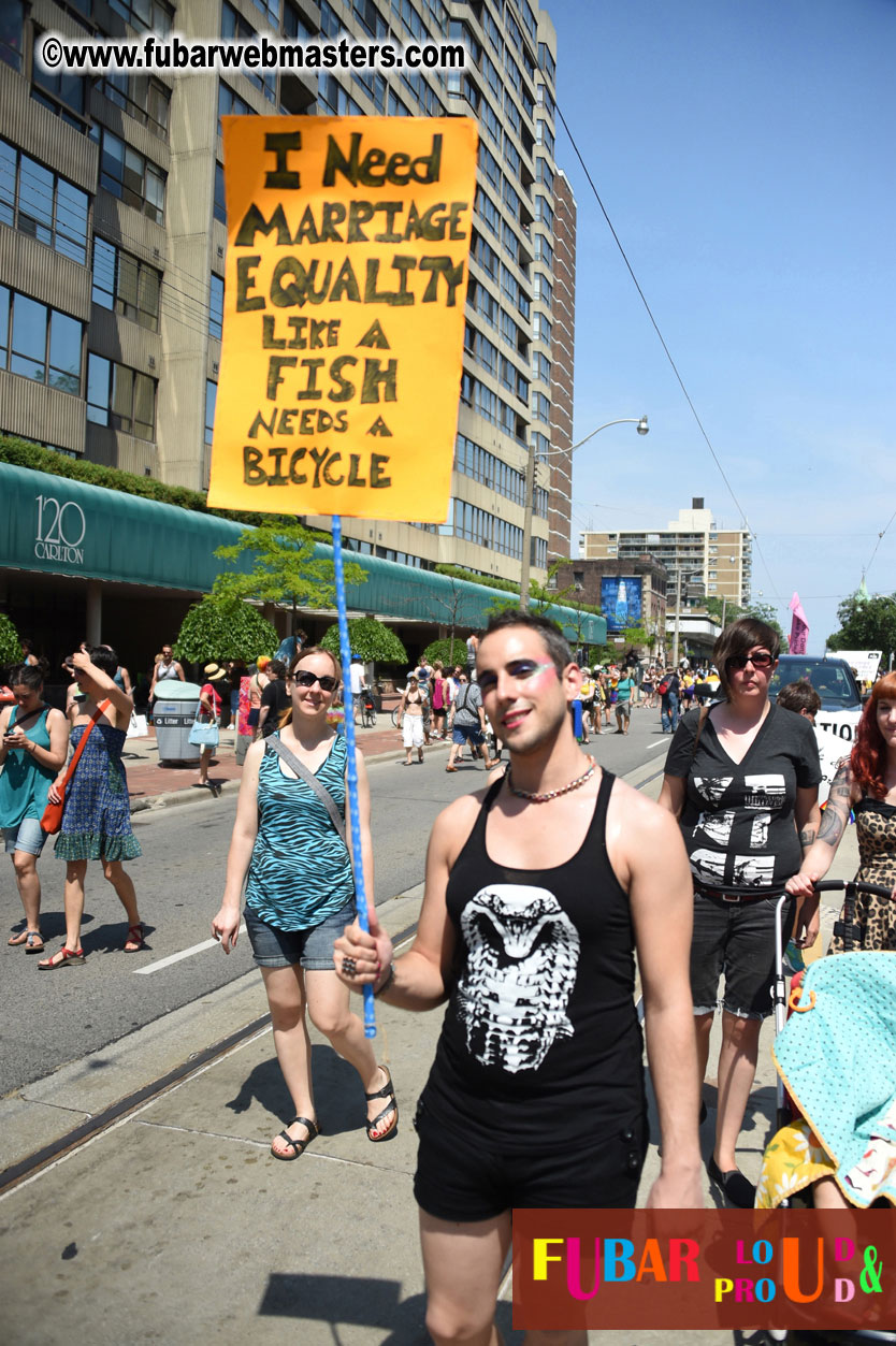 WorldPride 2014 Toronto Dyke March