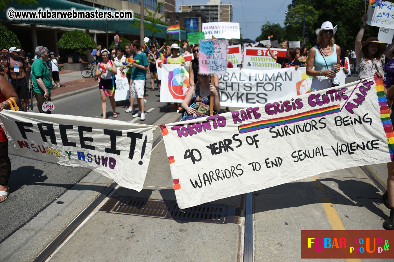 WorldPride 2014 Toronto Dyke March