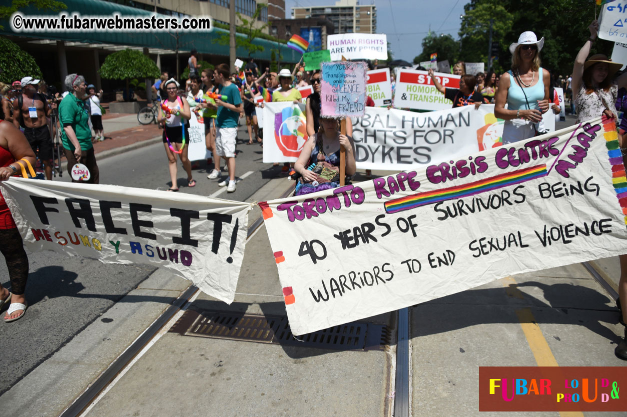 WorldPride 2014 Toronto Dyke March