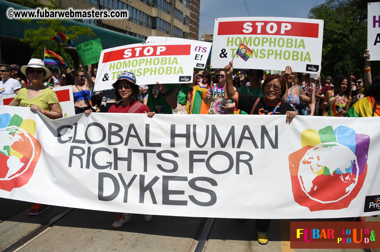 WorldPride 2014 Toronto Dyke March