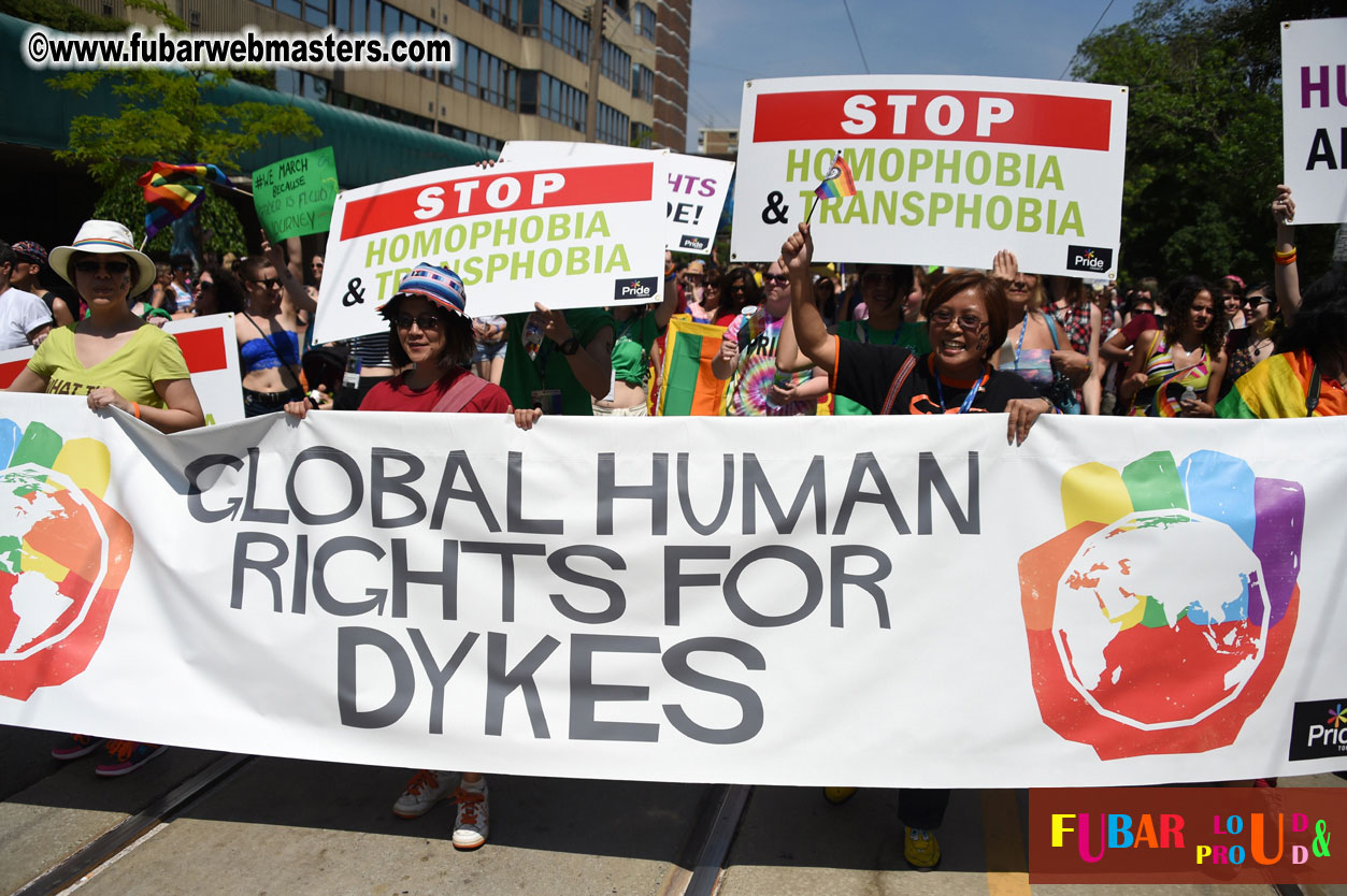 WorldPride 2014 Toronto Dyke March