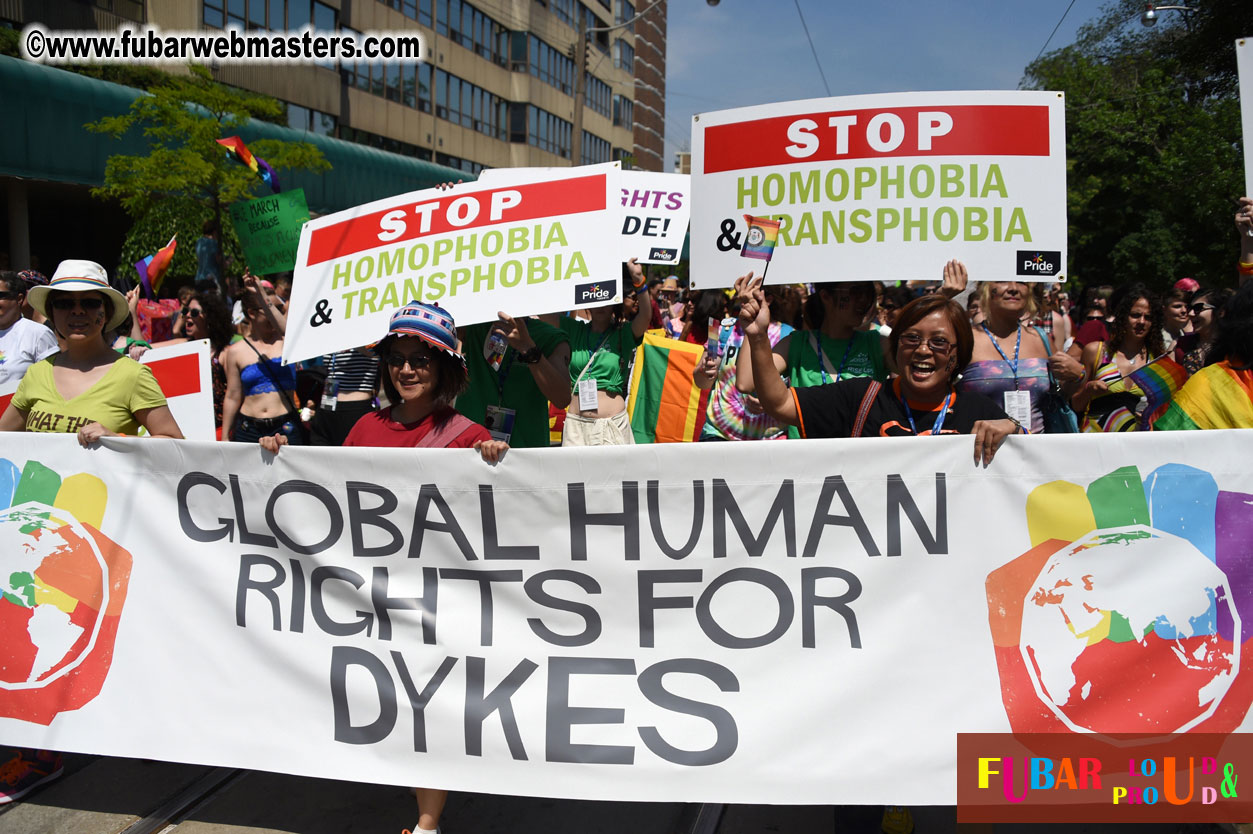 WorldPride 2014 Toronto Dyke March