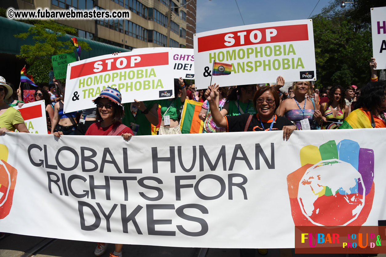 WorldPride 2014 Toronto Dyke March