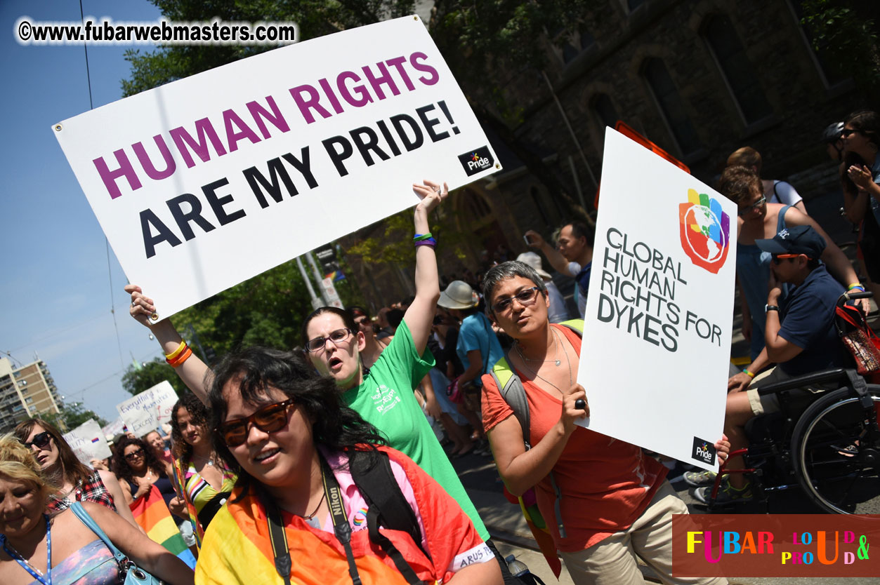 WorldPride 2014 Toronto Dyke March