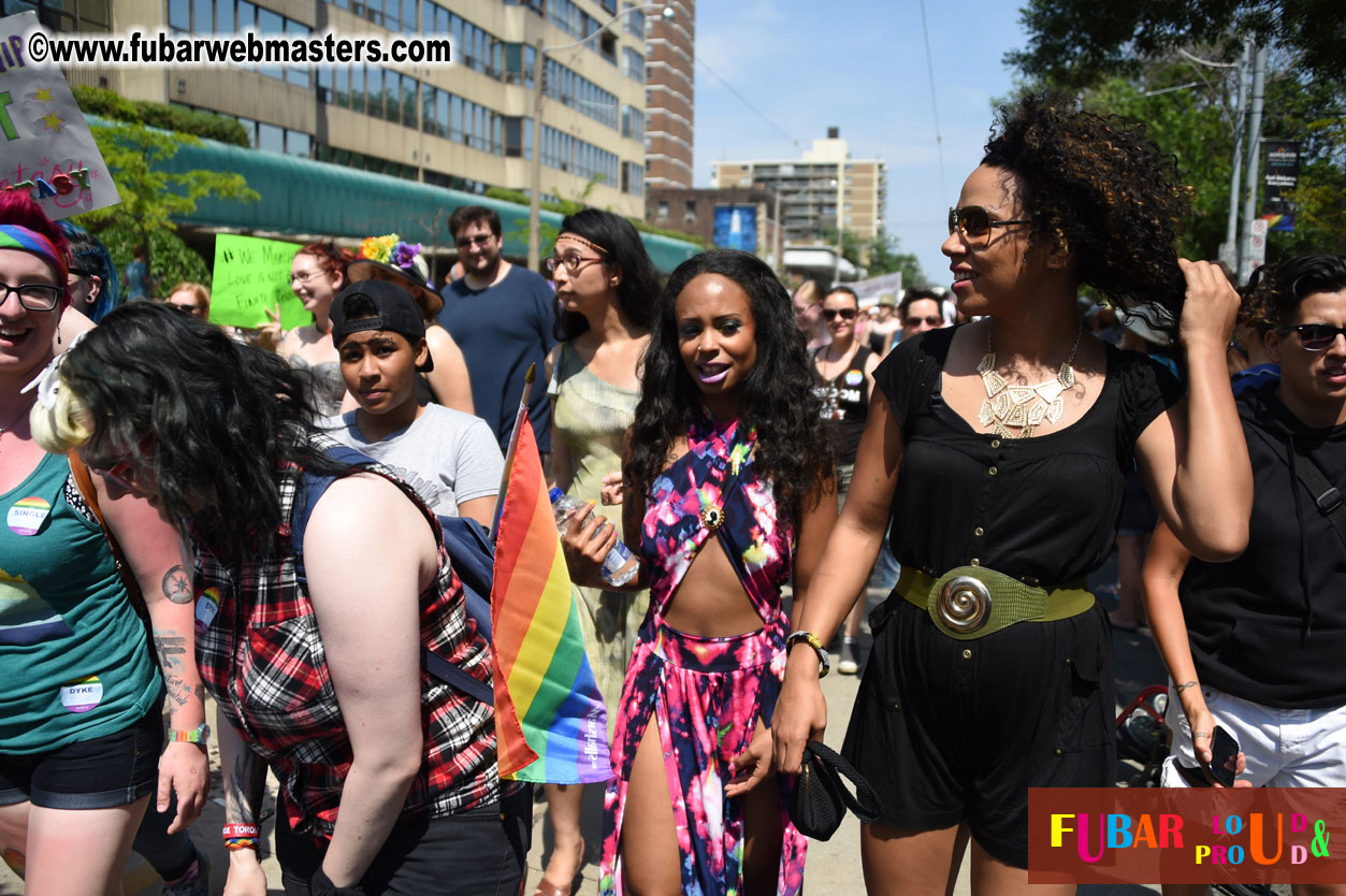 WorldPride 2014 Toronto Dyke March