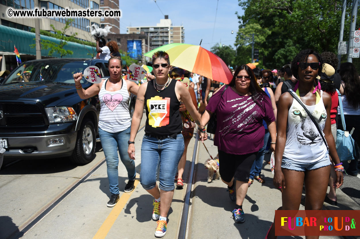 WorldPride 2014 Toronto Dyke March