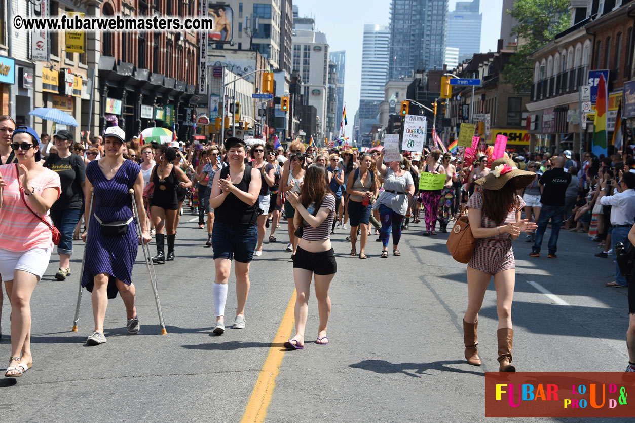 WorldPride 2014 Toronto Dyke March