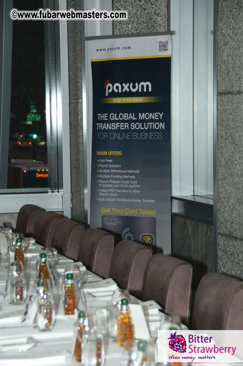 Paxum VIP Dinner @ Decca 77