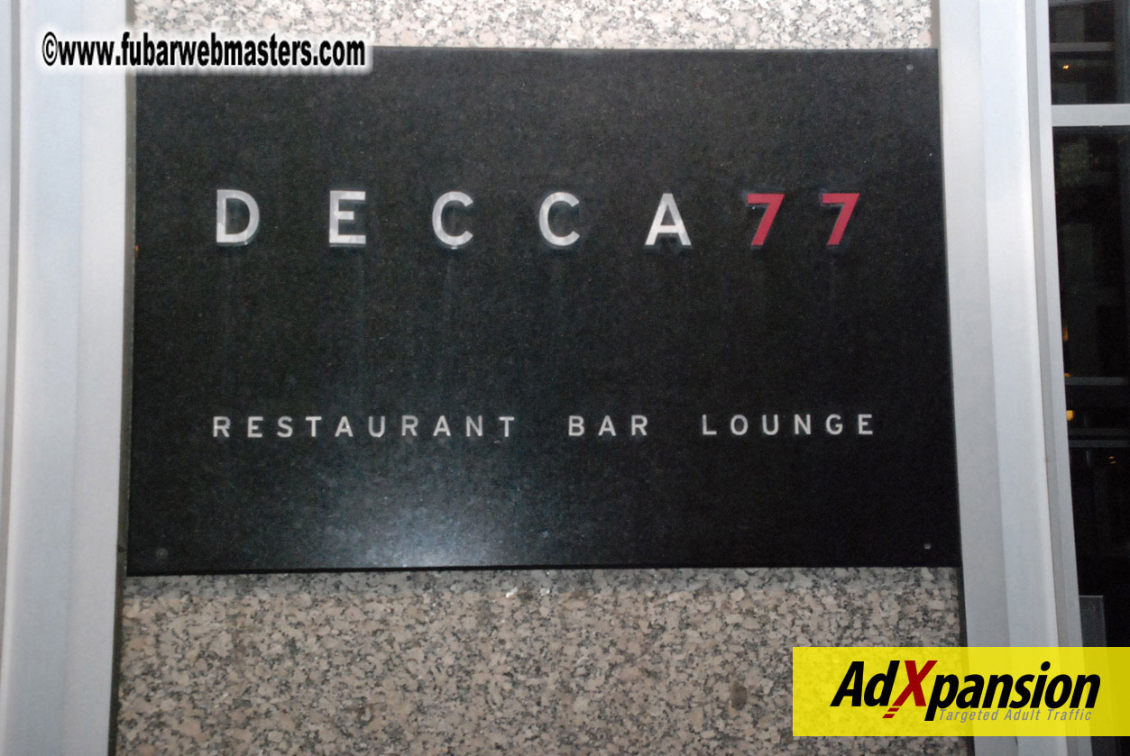 Dinner at Decca 77