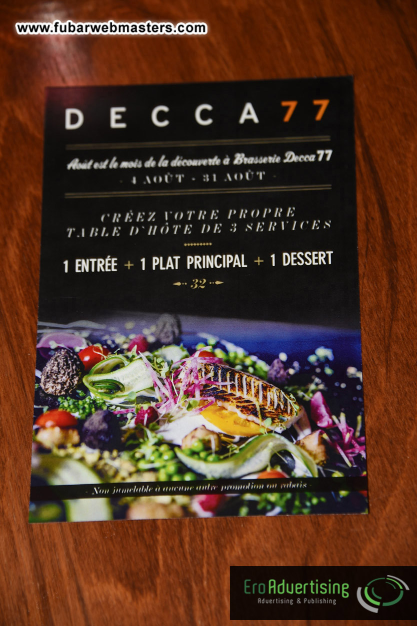 Dinner at Decca 77