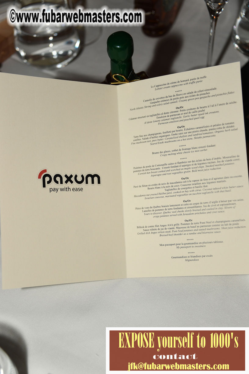 Official Paxum VIP Dinner