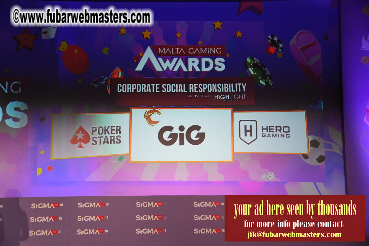 Malta Gaming Awards and Charity Auction