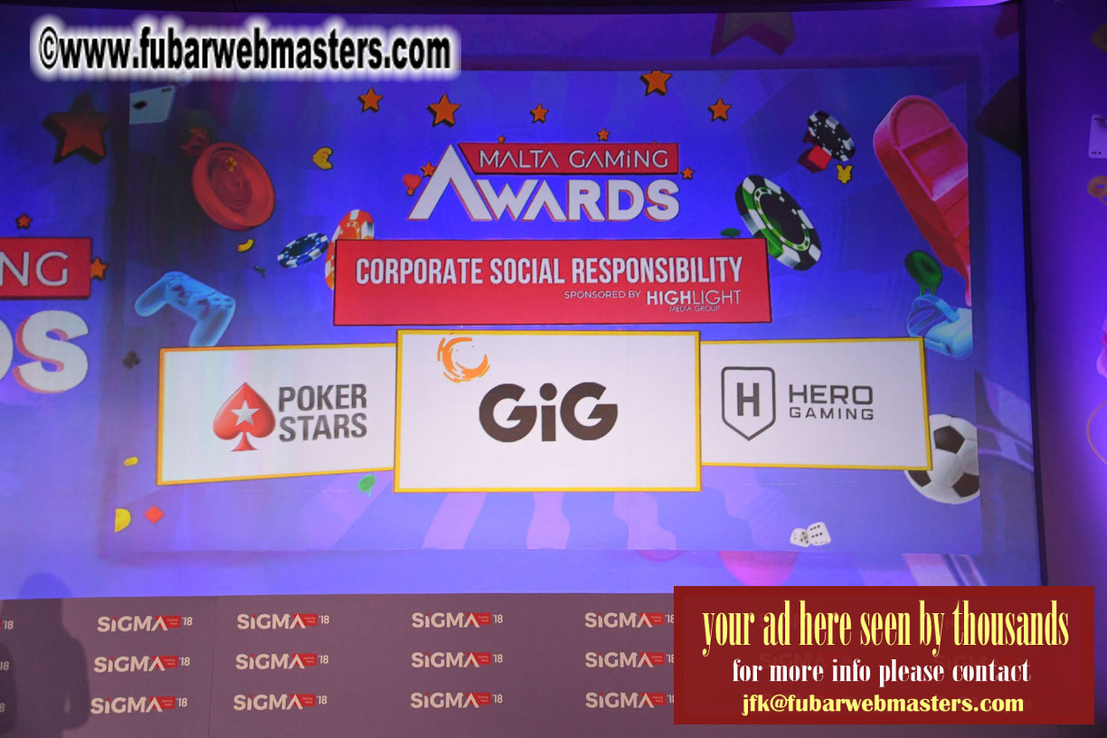 Malta Gaming Awards and Charity Auction