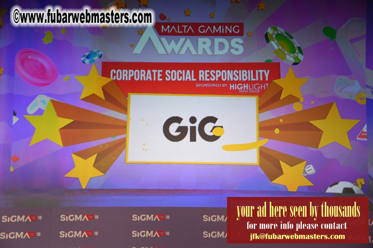 Malta Gaming Awards and Charity Auction