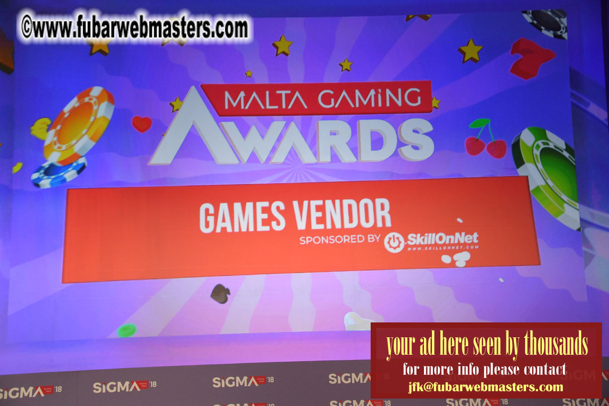 Malta Gaming Awards and Charity Auction